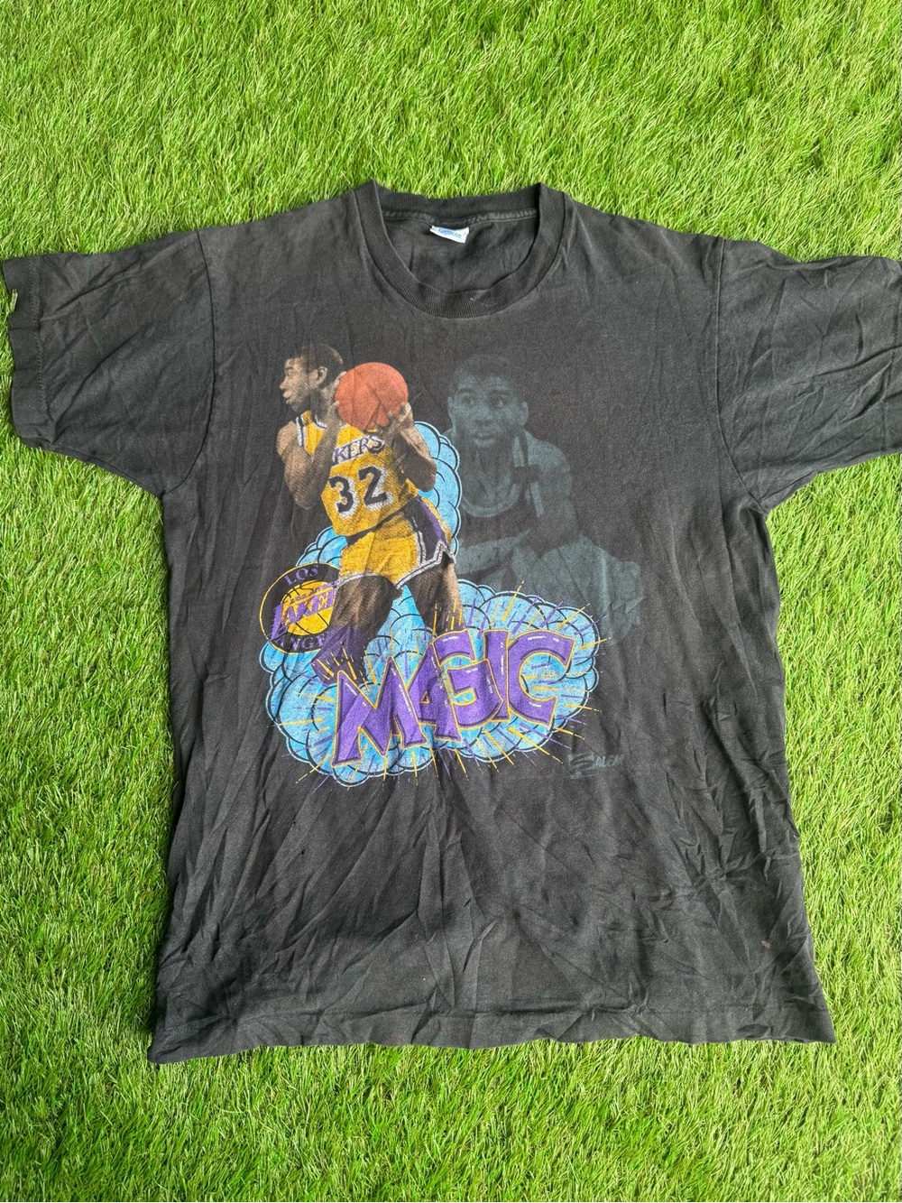 Salem Magic Johnson Single Stitch T-Shirt